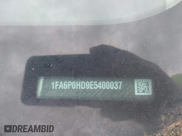2014 Ford Fusion SE with VIN 1FA6P0HD9E5400037, listed as a IAAI auction lot 42211797 with 167,625 mi miles and . Bid and sale history available at DreamBid. Image 9.
