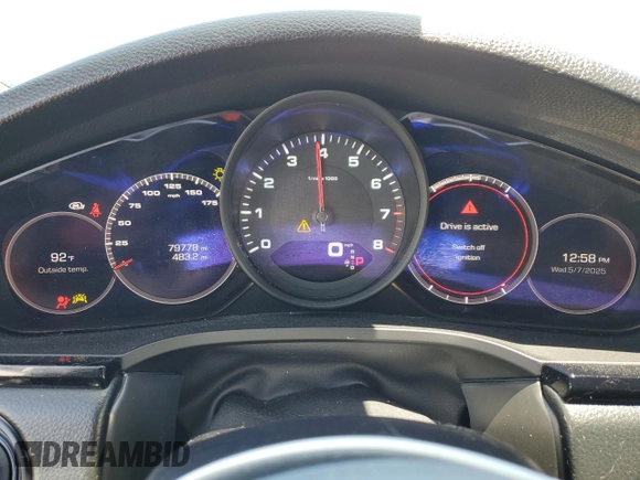 2021 Porsche Cayenne with VIN WP1AA2AY3MDA05028, listed as a Copart auction lot 55662445 with 79,778 mi miles and Salvage title. Bid and sale history available at DreamBid. Image 9.