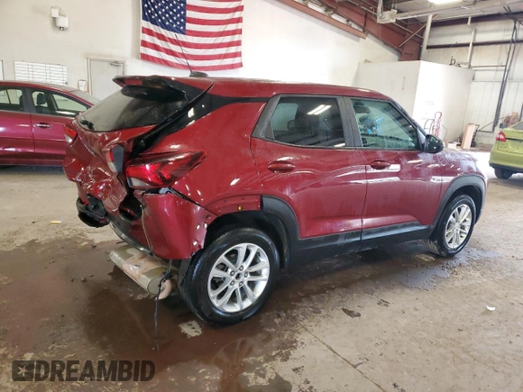 2024 Chevrolet TrailBlazer LS with VIN KL79MNSL9RB043122, listed as a Copart auction lot 72778394 with 11,639 mi miles and Non Repairable. Bid and sale history available at DreamBid. Image 3.