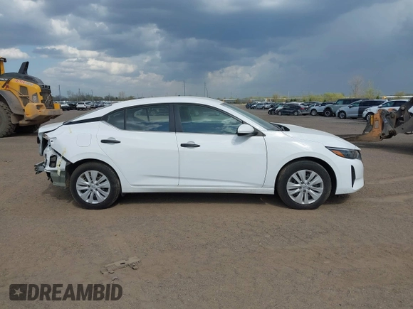 2025 Nissan Sentra S with VIN 3N1AB8BV3SY212859, listed as a IAAI auction lot 41582517 with 3,154 mi miles and . Bid and sale history available at DreamBid. Image 13.