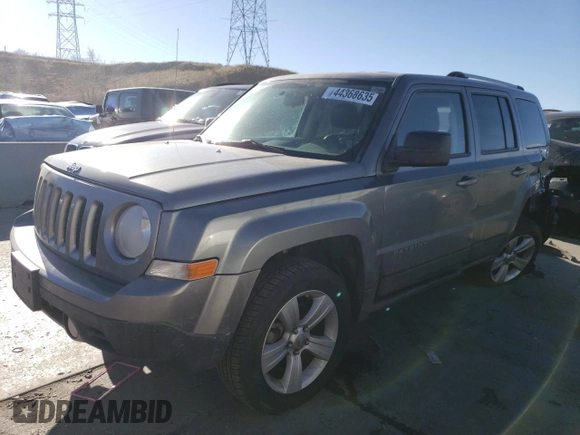 2011 Jeep Patriot Latitude X with VIN 1J4NF4GB9BD227471, listed as a Copart auction lot 44368635 with 148,505 mi miles and Salvage Title. Bid and sale history available at DreamBid. Image 1.