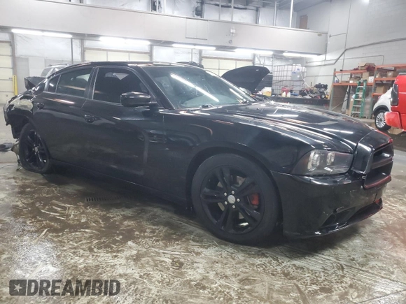 2014 Dodge Charger RT Plus with VIN 2C3CDXDT8EH360882, listed as a Copart auction lot 46183715 with 107,352 mi miles and Salvage Title. Bid and sale history available at carsss.com. Image 4.