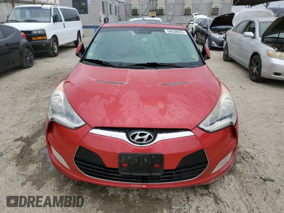 2012 Hyundai Veloster w/Gray Int with VIN KMHTC6AD8CU026797, listed as a Copart auction lot 58638025 with 149,144 mi miles and Clean title. Bid and sale history available at DreamBid. Image 5.