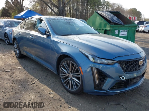 2024 Cadillac CT5 Premium Luxury with VIN 1G6DN5RK9R0121243, listed as a IAAI auction lot 42055557 with 11,290 mi miles and . Bid and sale history available at DreamBid. Image 1.