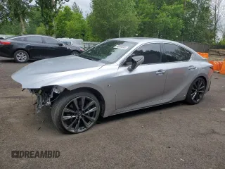 2024 Lexus IS 350 F Sport z VIN JTHGZ1B2XR5073688, wystawiony jako Copart lot #56994845 z przebiegiem 9 593 mil mil oraz Szkoda całkowita • Salvage title. Historia ofert i sprzedaży dostępna na DreamBid. Obrazek 1.