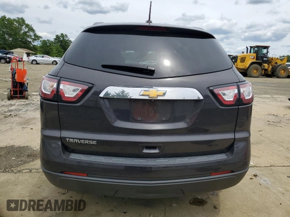 2017 Chevrolet Traverse LS with VIN 1GNKVFED6HJ239185, listed as a Copart auction lot 57571955 with 191,673 mi miles and Clean title. Bid and sale history available at DreamBid. Image 6.