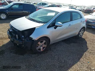 2016 Kia Rio LX with VIN KNADM5A32G6646236, listed as a IAAI auction lot 41593659 with 85,127 mi miles. Bid and sale history available at carsss.com. Image 2.