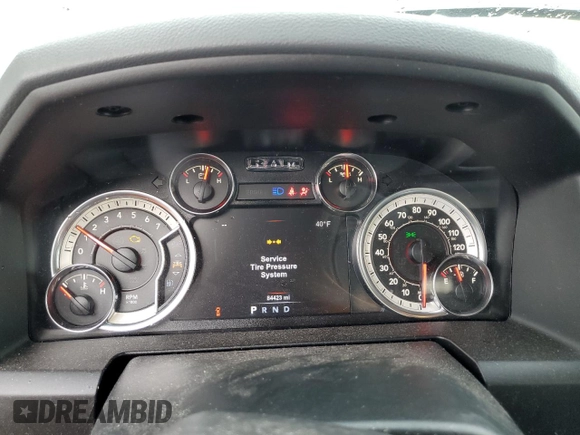 2018 Ram 1500 Big Horn with VIN 1C6RR7LG0JS154557, listed as a Copart auction lot 50373745 with 84,423 mi miles and Salvage title. Bid and sale history available at DreamBid. Image 9.