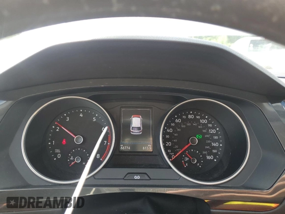 2018 Volkswagen Tiguan S с VIN 3VV1B7AX5JM062805, выставлен на аукционе Copart как лот 57927875 с пробегом 88 774 миль миль и Списание • Salvage title. История ставок и продаж доступна на DreamBid. Изображение 9.