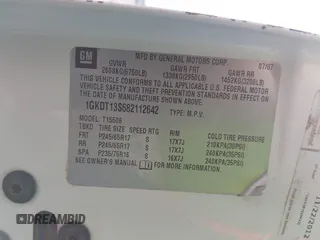 2008 GMC Envoy SLE2 with VIN 1GKDT13S682112642, listed as a IAAI auction lot 42062008 with 162,467 mi miles. Bid and sale history available at carsss.com. Image 9.