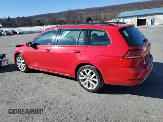 2019 Volkswagen Golf SportWagen S with VIN 3VWY57AUXKM509184, listed as a Copart auction lot 43741345 with 34,145 mi miles and Salvage Title. Bid and sale history available at carsss.com. Image 2.