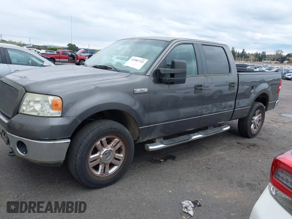 2007 Ford F-150 XLT with VIN 1FTPW14577FA53679, listed as a IAAI auction lot 41885742 with 156,898 mi miles. Bid and sale history available at carsss.com. Image 2.