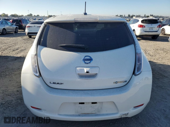 2017 Nissan LEAF SL with VIN 1N4BZ0CP4HC304763, listed as a Copart auction lot 73231214 with 80,287 mi miles and Salvage Title. Bid and sale history available at carsss.com. Image 6.