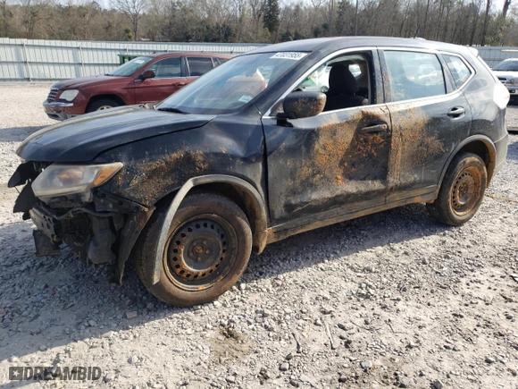 2016 Nissan Rogue SV with VIN KNMAT2MV5GP594325, listed as a Copart auction lot 47031955 with 104,882 mi miles and Salvage Title. Bid and sale history available at carsss.com. Image 1.