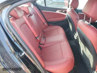 2023 Genesis G70 3.3T with VIN KMTG54TE4PU122153, listed as a Copart auction lot 50794015 with 13,604 mi miles and Salvage Title. Bid and sale history available at carsss.com. Image 11.