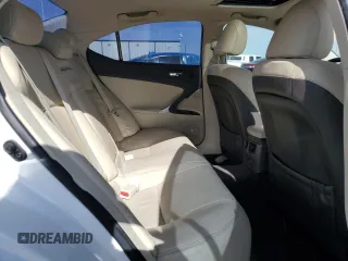 2010 Lexus IS 250 with VIN JTHBF5C27A2096487, listed as a Copart auction lot 58865595 with 178,751 mi miles and Salvage title. Bid and sale history available at DreamBid. Image 10.