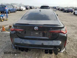 2023 BMW M4 Competition xDrive with VIN WBS43AZ05PCM59611, listed as a Copart auction lot 50389065 with 14,205 mi miles and Salvage Title. Bid and sale history available at carsss.com. Image 6.