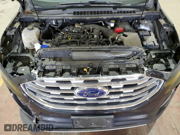 2019 Ford Edge SEL with VIN 2FMPK4J94KBC42364, listed as a Copart auction lot 56460675 with 32,154 mi miles and Salvage title. Bid and sale history available at DreamBid. Image 12.