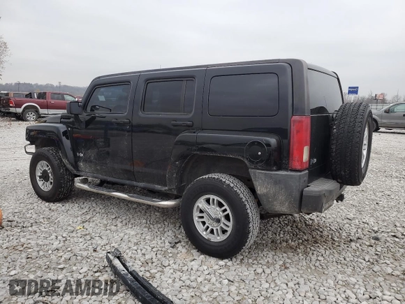 2008 Hummer H3 SUV with VIN 5GTEN13E188114275, listed as a Copart auction lot 81418254 with 196,190 mi miles and Salvage Title. Bid and sale history available at DreamBid. Image 2.