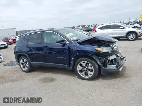 2021 Jeep Compass Limited with VIN 3C4NJCCB1MT581406, listed as a IAAI auction lot 41934159 with 22,967 mi miles and . Bid and sale history available at DreamBid. Image 14.