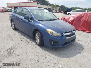 2012 Subaru Impreza Sedan 2.0i Premium with VIN JF1GJAC60CH024358, listed as a IAAI auction lot 41733110 with 174,507 mi miles. Bid and sale history available at carsss.com. Image 1.