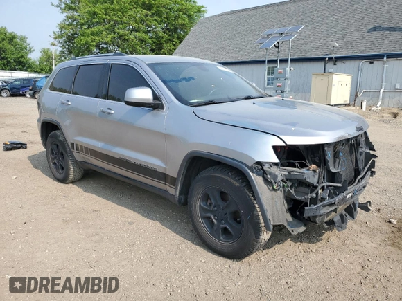2017 Jeep Grand Cherokee Laredo with VIN 1C4RJFAG3HC619611, listed as a Copart auction lot 59376535 with 123,500 mi miles and Clean title. Bid and sale history available at DreamBid. Image 4.