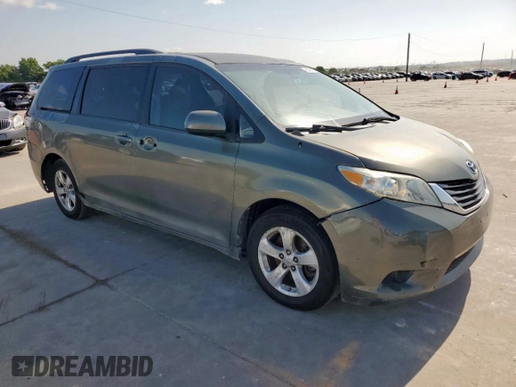 2013 Toyota Sienna LE AAS with VIN 5TDKK3DCXDS322897, listed as a Copart auction lot 65360025 with 287,988 mi miles and Clean title. Bid and sale history available at DreamBid. Image 4.