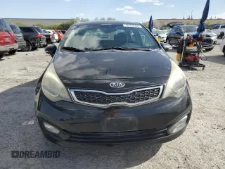 2013 Kia Rio EX with VIN KNADN4A30D6104166, listed as a Copart auction lot 56752345 with 129,708 mi miles and Salvage title. Bid and sale history available at DreamBid. Image 5.