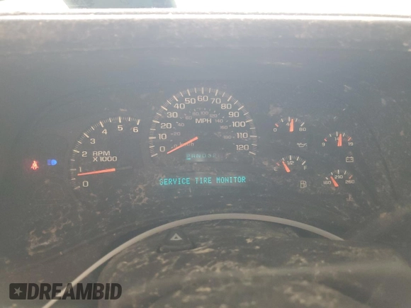 2004 Chevrolet Tahoe LT with VIN 1GNEC13Z14J323770, listed as a Copart auction lot 57846675 with 140,232 mi miles and Salvage title. Bid and sale history available at DreamBid. Image 9.