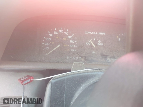1993 Chevrolet Cavalier with VIN 1G1JC1448P7177081, listed as a IAAI auction lot 41908770 with 181,597 mi miles and . Bid and sale history available at DreamBid. Image 7.