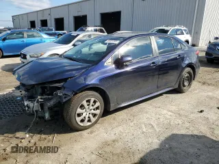 2021 Toyota Corolla LE with VIN JTDEPMAEXMJ176427, listed as a Copart auction lot 46401395 with 64,401 mi miles and Non Repairable. Bid and sale history available at carsss.com. Image 1.