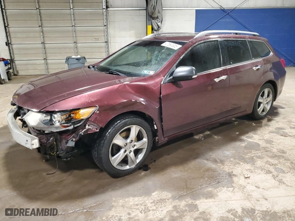 2011 Acura TSX Sport Wagon Tech Pkg with VIN JH4CW2H63BC002728, listed as a Copart auction lot 47893305 with 126,957 mi miles and Salvage Title. Bid and sale history available at carsss.com. Image 1.