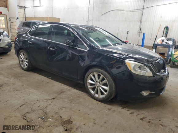 2012 Buick Verano Leather Group with VIN 1G4PS5SK3C4161133, listed as a Copart auction lot 46891785 with 197,805 mi miles and Salvage Title. Bid and sale history available at carsss.com. Image 4.