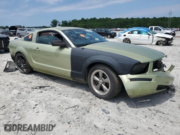 2006 Ford Mustang Standard with VIN 1ZVFT80N465176960, listed as a Copart auction lot 58125205 with Not provided miles and Salvage title. Bid and sale history available at DreamBid. Image 4.