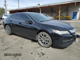 2015 Acura TLX Technology with VIN 19UUB2F51FA024774, listed as a Copart auction lot 49880255 with 138,657 mi miles and Salvage title. Bid and sale history available at DreamBid. Image 4.