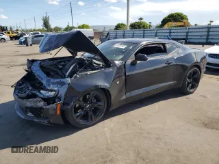 2019 Chevrolet Camaro 1LT with VIN 1G1FB1RS8K0121224, listed as a Copart auction lot 61078145 with 57,016 mi miles and Salvage title. Bid and sale history available at DreamBid. Image 1.