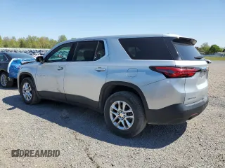 2022 Chevrolet Traverse LS with VIN 1GNERFKW0NJ120518, listed as a Copart auction lot 54792685 with 68,776 mi miles and Clean Title. Bid and sale history available at carsss.com. Image 2.