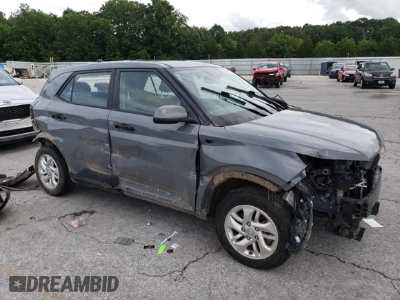 2022 Hyundai Venue SE with VIN KMHRB8A37NU134637, listed as a Copart auction lot 60866415 with 121,028 mi miles and Salvage title. Bid and sale history available at DreamBid. Image 4.