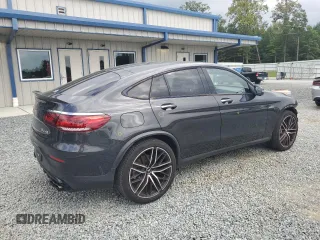 2021 Mercedes-Benz GLC with VIN W1N0J6EB8MF939385, listed as a Copart auction lot 70302494 with 20,217 mi miles and Salvage Title. Bid and sale history available at carsss.com. Image 3.