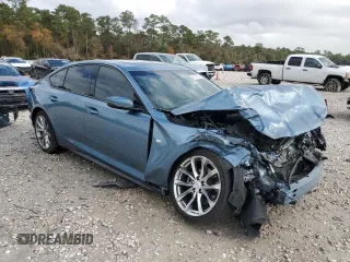2024 Cadillac CT5 Sport z VIN 1G6DP5RK5R0129186, wystawiony jako Copart lot #85107474 z przebiegiem 11 880 mil mil oraz Szkody całkowita. Historia ofert i sprzedaży dostępna na DreamBid. Obrazek 4.