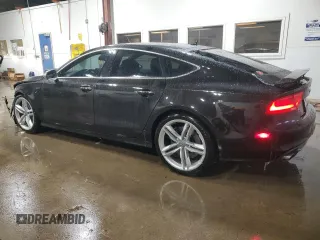 2015 Audi S7 with VIN WAUW2AFC7FN042976, listed as a Copart auction lot 81947784 with 48,238 mi miles and Salvage Title. Bid and sale history available at carsss.com. Image 2.