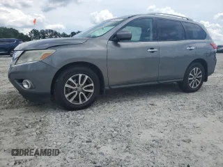 2015 Nissan Pathfinder SL z VIN 5N1AR2MN3FC660810, wystawiony jako Copart lot #55645045 z przebiegiem 115 126 mil mil oraz Szkoda całkowita • Salvage title. Historia ofert i sprzedaży dostępna na DreamBid. Obrazek 1.