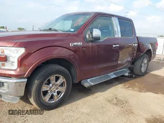 2015 Ford F-150 XL with VIN 1FTEW1CG0FFA55038, listed as a IAAI auction lot 41968878 with 50,189 mi miles and . Bid and sale history available at DreamBid. Image 6.