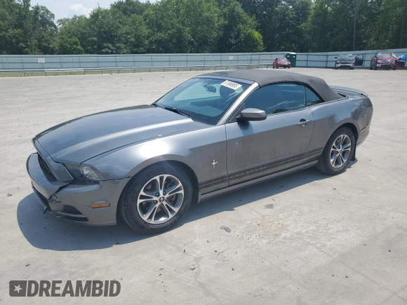 2014 Ford Mustang V6 with VIN 1ZVBP8EM6E5292579, listed as a Copart auction lot 61896995 with 129,872 mi miles and Salvage title. Bid and sale history available at DreamBid. Image 1.