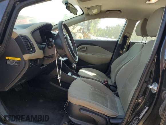 2014 Kia Rio LX with VIN KNADM4A33E6417068, listed as a Copart auction lot 54787885 with 98,078 mi miles and Salvage Title. Bid and sale history available at DreamBid. Image 7.