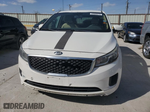 2017 Kia Sedona LX with VIN KNDMB5C18H6225529, listed as a Copart auction lot 49900075 with 272,725 mi miles and Salvage Title. Bid and sale history available at carsss.com. Image 5.