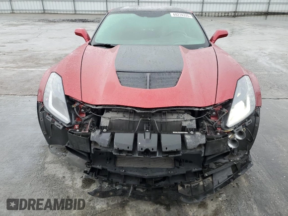 2015 Chevrolet Corvette Z06 3LZ with VIN 1G1YU2D6XF5603141, listed as a Copart auction lot 44274335 with 34,896 mi miles and Salvage Title. Bid and sale history available at carsss.com. Image 5.