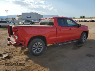 2021 Chevrolet Silverado 1500 RST with VIN 1GCRYEED4MZ147979, listed as a Copart auction lot 74992624 with 31,453 mi miles and Salvage Title. Bid and sale history available at DreamBid. Image 3.