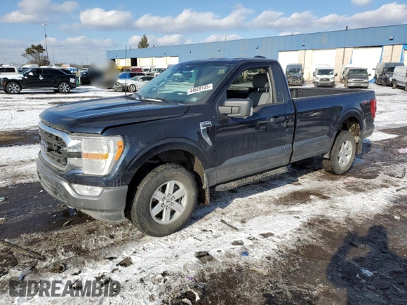 2022 Ford F-150 XL with VIN 1FTMF1E56NKD65983, listed as a Copart auction lot 44620135 with 34,275 mi miles and Clean Title. Bid and sale history available at DreamBid. Image 1.