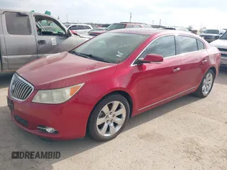 2013 Buick LaCrosse Leather with VIN 1G4GC5G3XDF330620, listed as a IAAI auction lot 42068945 with 222,094 mi miles. Bid and sale history available at carsss.com. Image 2.